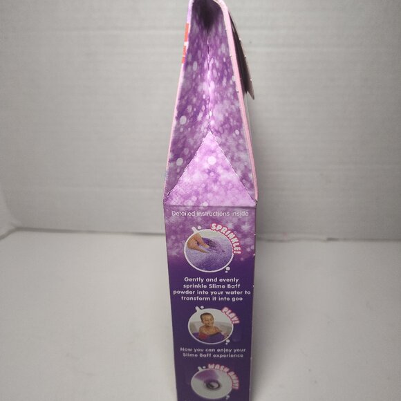 GLITTER SLIME BAFF 150 GRAMS 1 PC FUN WATER BATH TIME GOO NOVELTY TOY-Purple - Picture 2 of 4